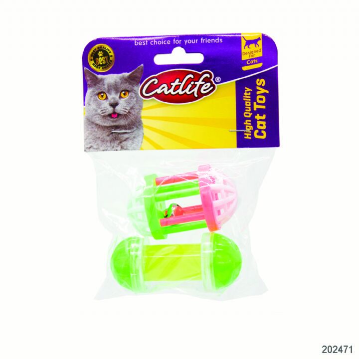 202471-Catlife Zilli Kedi Oyuncağı 2Li Paket