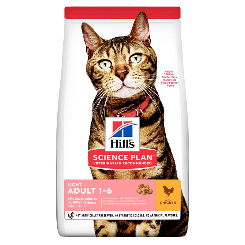Hills Light Tavuklu Diyet Kedi Maması 3 Kg skt:11/26