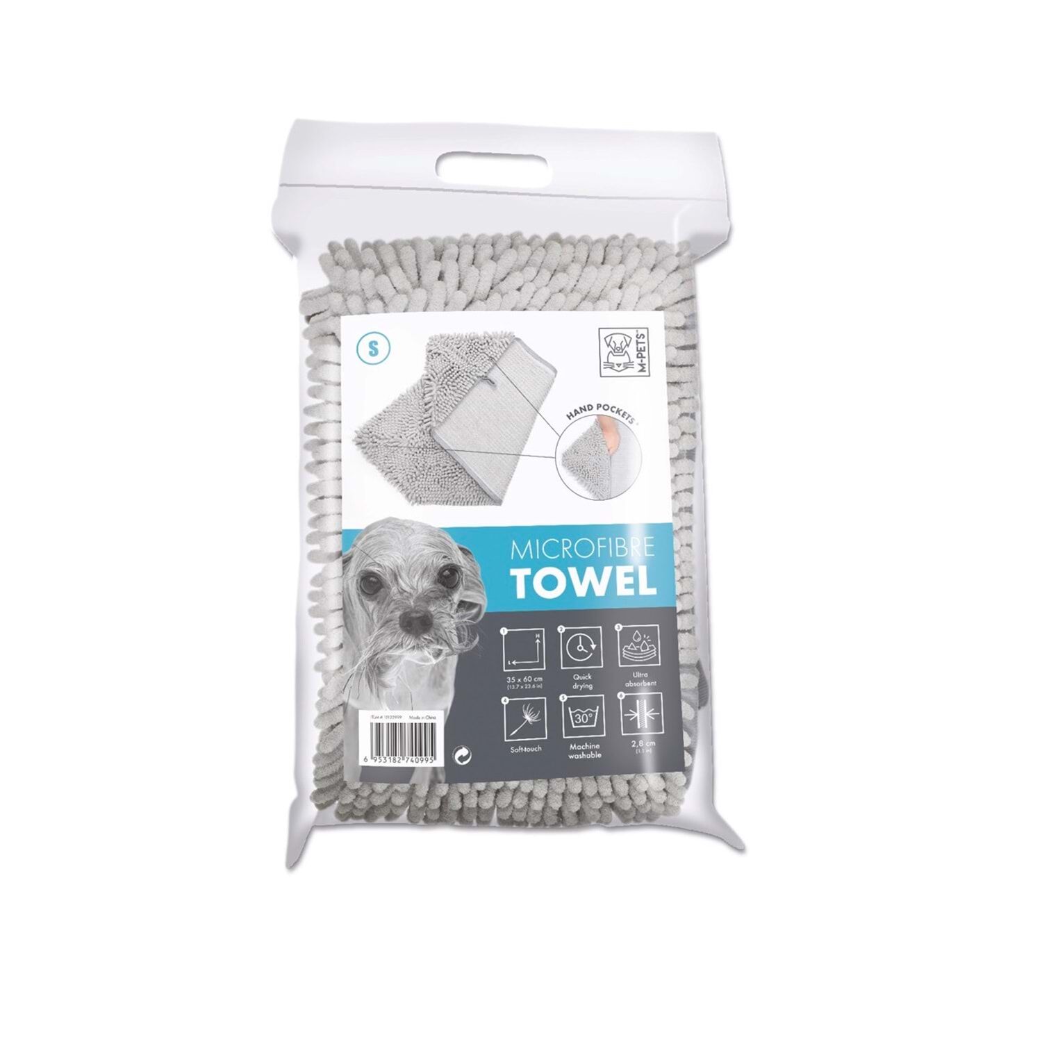 10123999 M-Pets Mıcrofıber Köpekler İçin Havlu (S)