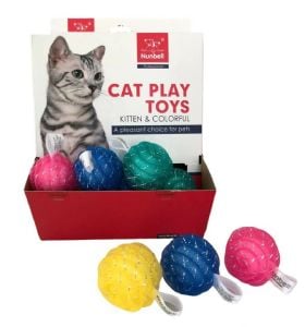  Nunbell Kedi Oyun.Hışırtılı Top 24'Lü