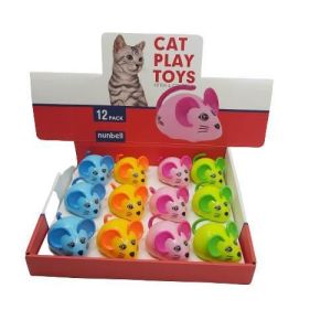  Nunbell Kedi Oyun.Kurmalı Fare 12'Li