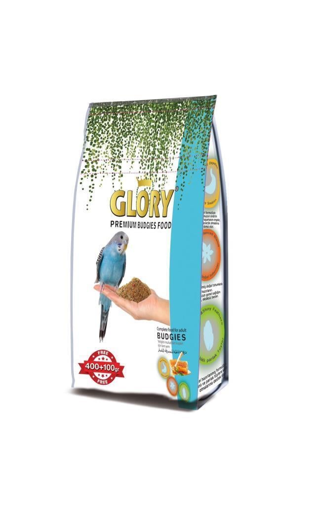 Glory Meyveli Muhabbet Kuşu Yemi 500 Gr 12 Adet Skt: 02/28