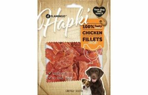 Flamingo Hapki Chicken Short Fillets Et Parçalı Köpek Ödülü 170 Gr 6 lı Skt:12/25