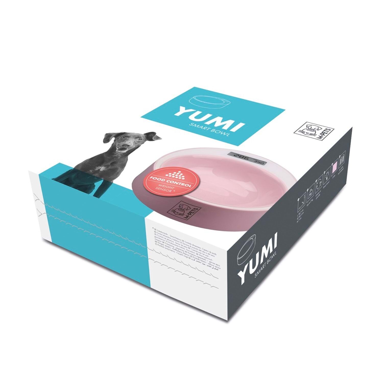 10520007 M-Pets Yumı Smart Digital Tartılı Mama Kabı Pink