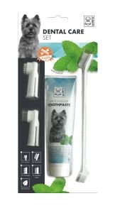 10110799 M-Pets Köpekler İçin Naneli Diş Macunu+Fırça Seti