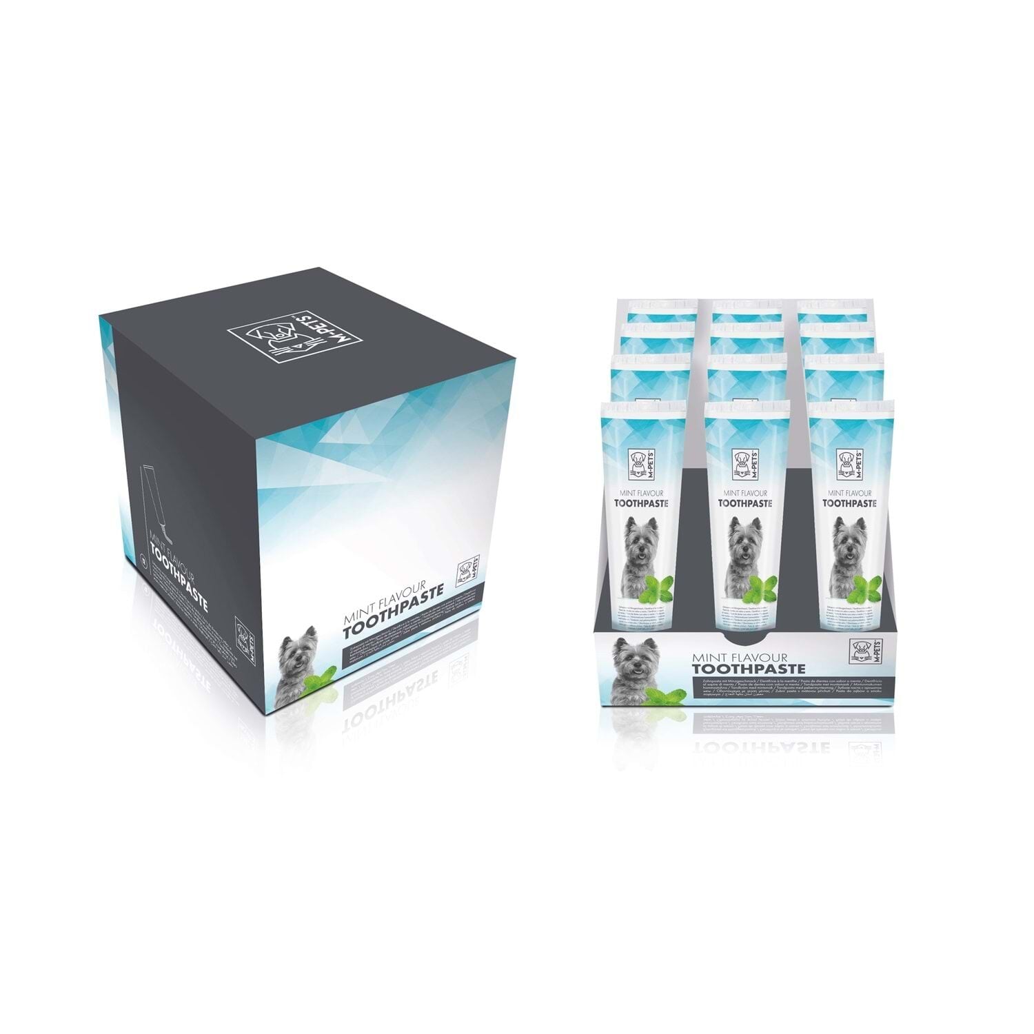 10113099 M-Pets Köpekler İçin Naneli Diş Macunu 100Grx12Li Set