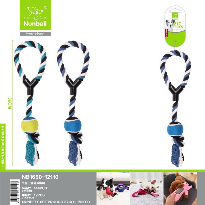  Nunbell Köpek Diş İpi Y Şekilli