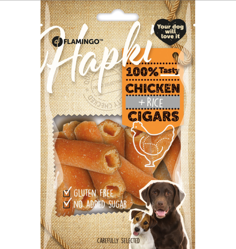 Flamingo Hapki Chicken Snack Tavuklu Köpek Ödülü 85 Gr 8li Skt:01/26