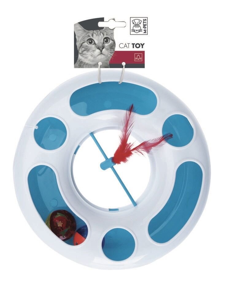 20600099 M-Pets Dıscus Kediler İçin Plastik Oyun Çenberi Toplu