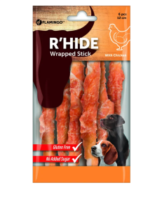Flamingo Rhide Chicken Wrap Köpek Ödülü 12 Cm 6x70 Gr 6 lı Skt:10/25