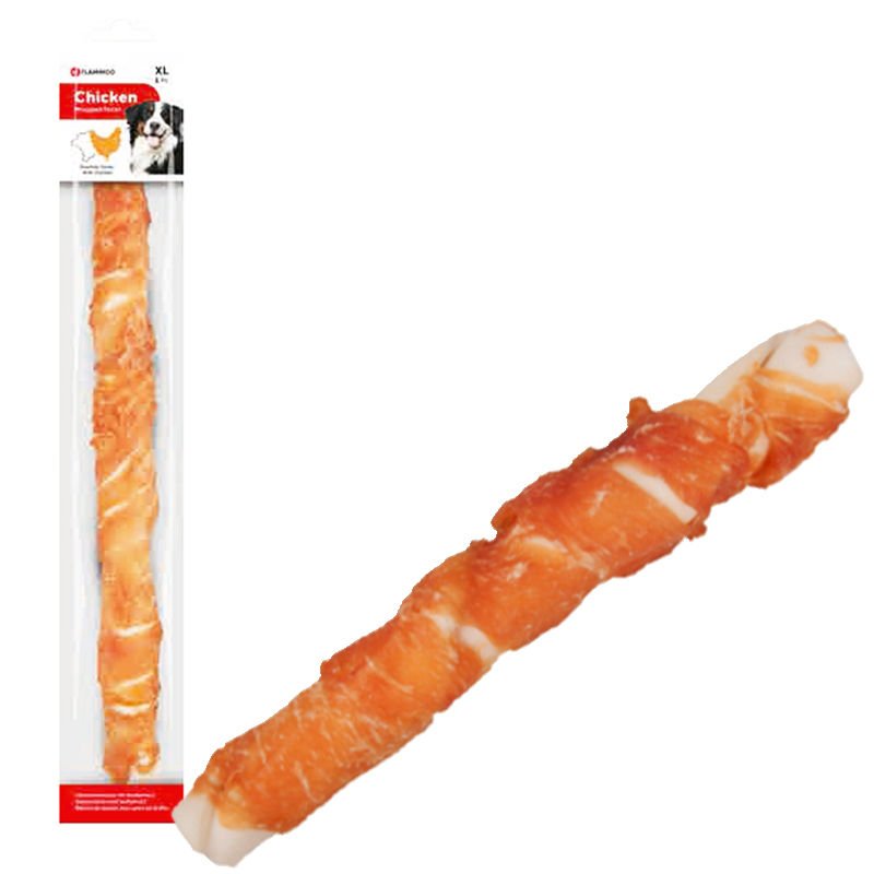 Flamingo Chicken Wrap Tavuklu Burgu Çubuk 40 Cm 190 Gr 3 lü