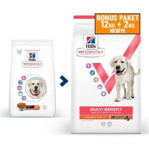 Hills Vetessentials Large Breed Köpek Maması 12+2 kg Skt: 08/26