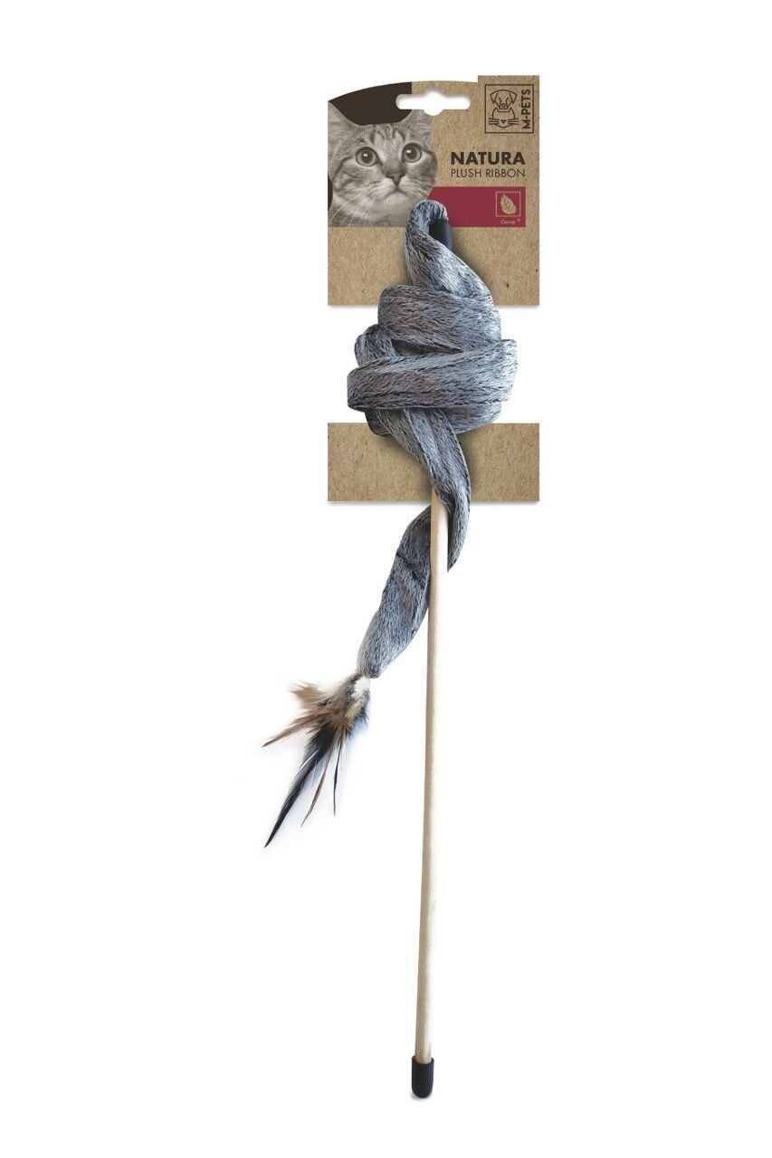 20601499 M-Pets Natura Plush Rıbbon Kedi Oyuncağı Rıbbon 43Cm