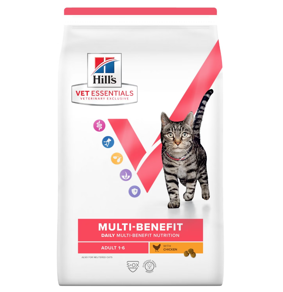 Hills Vetessential Adult Cat Chicken 1.5 Kg Skt:01/26
