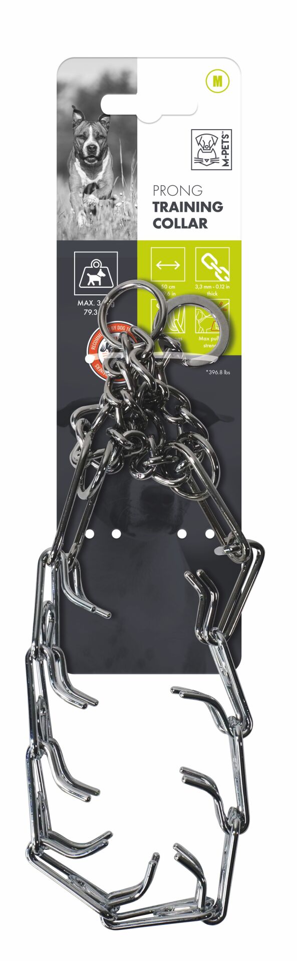 10831711 M-Pets Prong Traınıng Zincirli Eğitim Tasması (M)