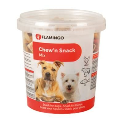 Flamingo Chew'n Snack Mix Köpek Ödülü 500gr 12li skt:04/26